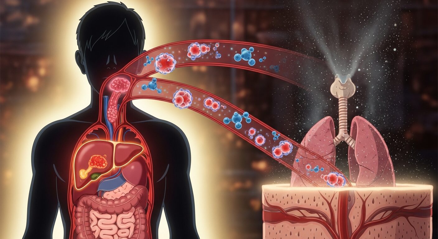 二日酔いやお酒の後の「体臭・口臭」の正体。肝臓の疲労と加齢臭