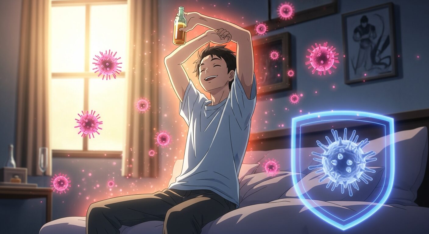 禁酒で免疫力が上がる!風邪を引きやすいのはお酒が原因だった?